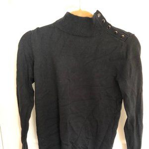 NWT Ann Taylor black turtleneck sweater